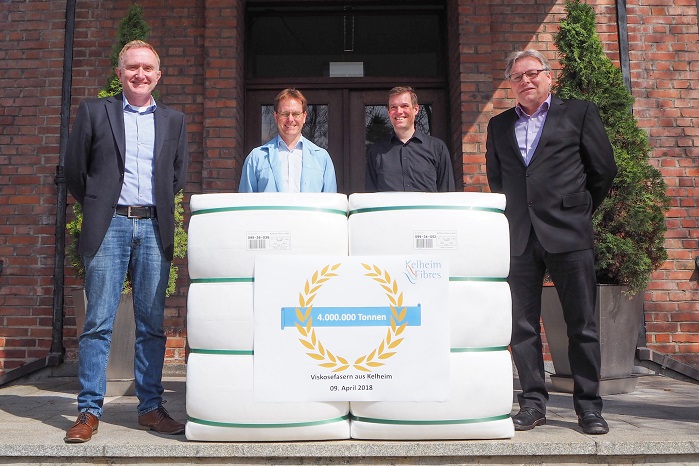 Kelheim Fibres celebrated the 4,000,000th tonne of viscose fibres in April last year. © Kelheim Fibres